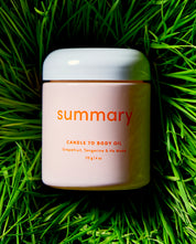 CANDLE TO BODY OIL